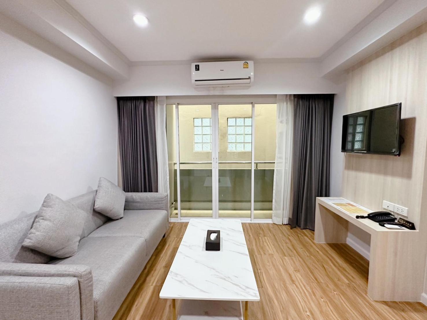 Miloft Sathorn Hotel - Sha Plus Certified Bangkok Exterior photo A 3D rendering of a living room